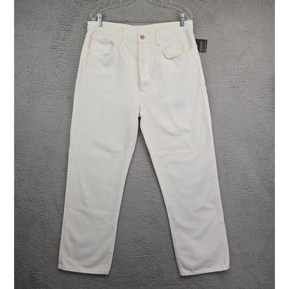 Re/Done Sanctuary Jeans Womens 30 White Denim Button‎ Fly High Rise 90s Loose